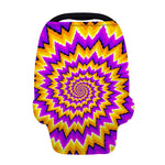 Spiral Expansion Moving Optical Illusion Baby Seat Cover