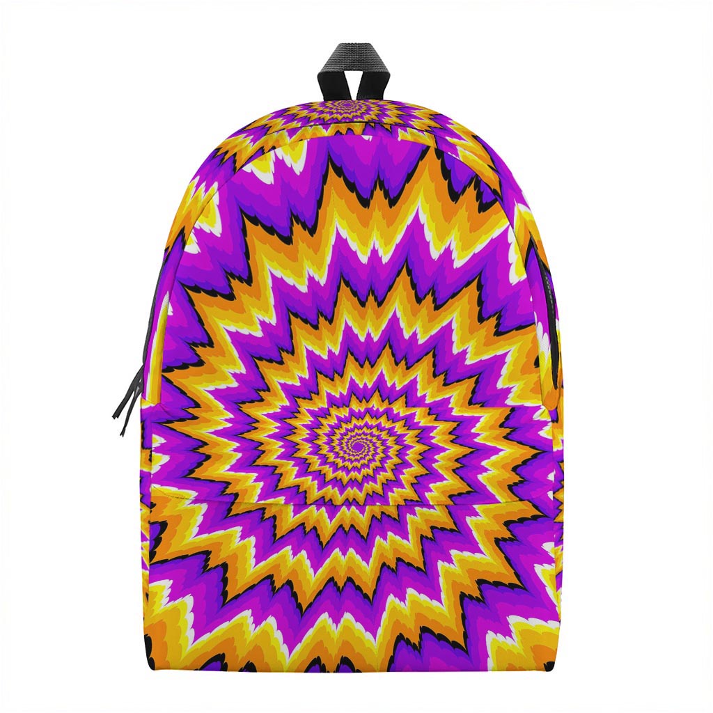 Spiral Expansion Moving Optical Illusion Backpack