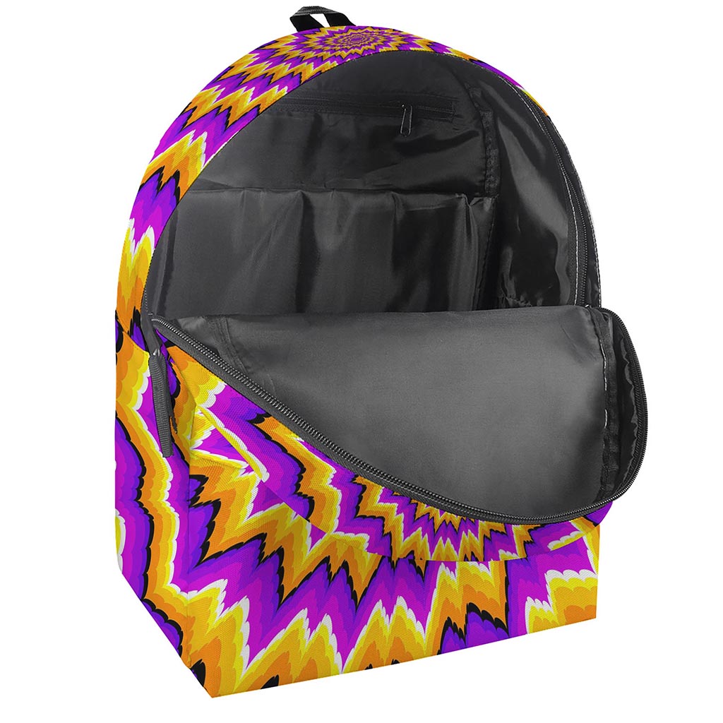 Spiral Expansion Moving Optical Illusion Backpack