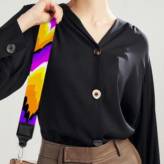 Spiral Expansion Moving Optical Illusion Bag Strap