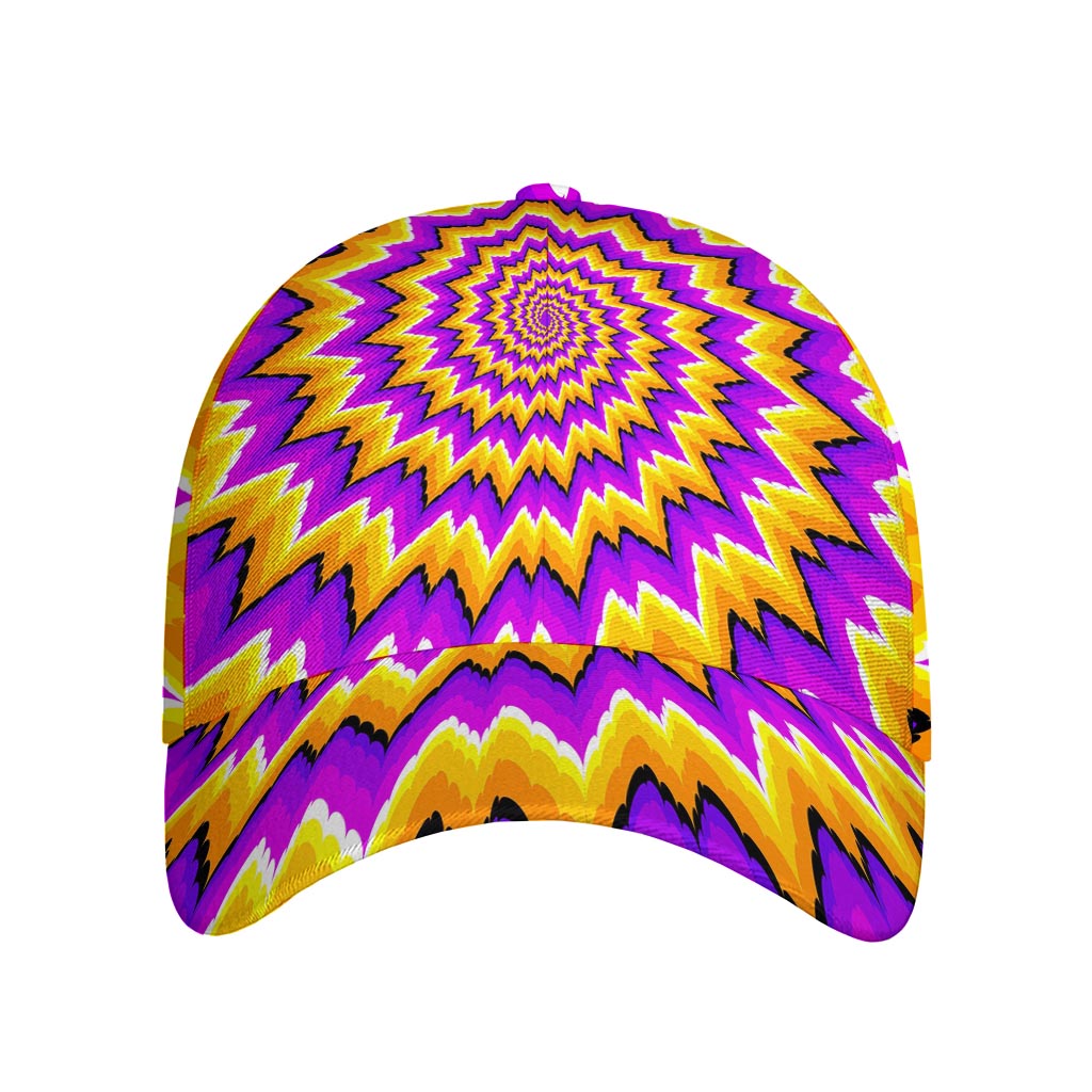 Spiral Expansion Moving Optical Illusion Baseball Cap