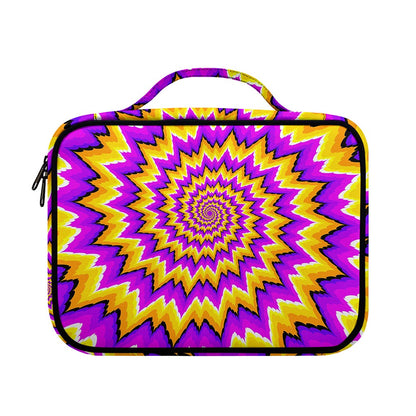 Spiral Expansion Moving Optical Illusion Briefcase Bible Bag