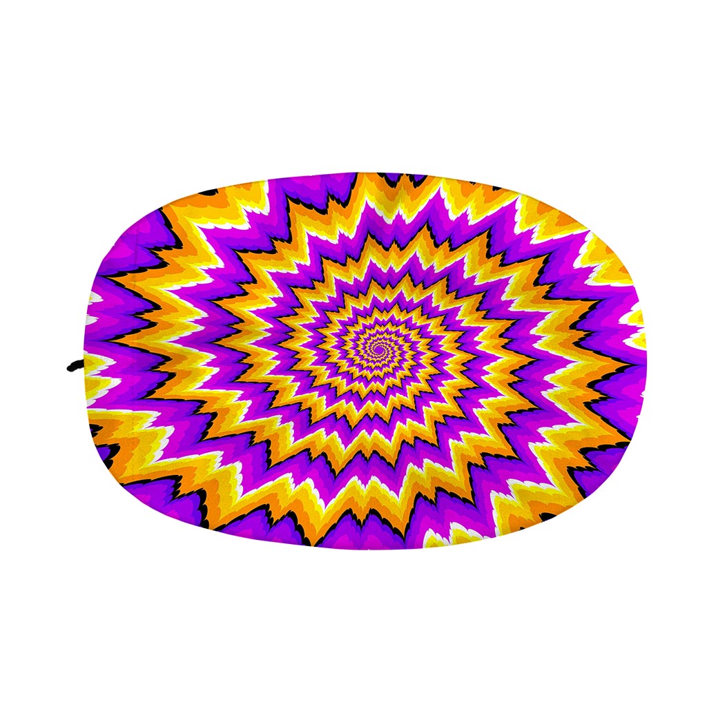 Spiral Expansion Moving Optical Illusion Car Side Mirror Covers