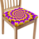 Spiral Expansion Moving Optical Illusion Chair Cushion Cover