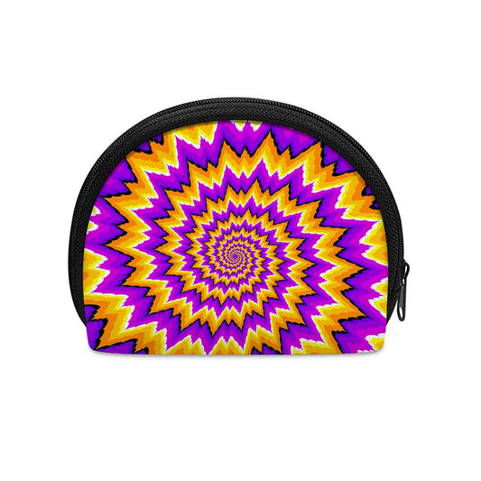 Spiral Expansion Moving Optical Illusion Coin Purse