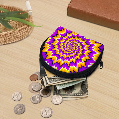 Spiral Expansion Moving Optical Illusion Coin Purse
