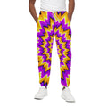 Spiral Expansion Moving Optical Illusion Cotton Sweatpants
