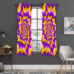 Spiral Expansion Moving Optical Illusion Curtain
