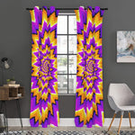 Spiral Expansion Moving Optical Illusion Curtain