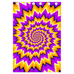 Spiral Expansion Moving Optical Illusion Curtain