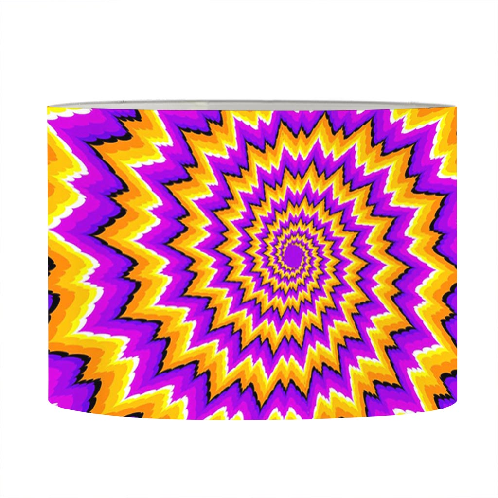 Spiral Expansion Moving Optical Illusion Drum Lamp Shade