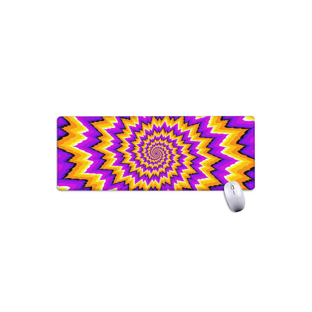Spiral Expansion Moving Optical Illusion Extended Mouse Pad