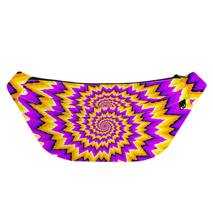 Spiral Expansion Moving Optical Illusion Fanny Pack