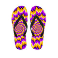 Spiral Expansion Moving Optical Illusion Flip Flops