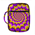 Spiral Expansion Moving Optical Illusion Front Pocket Bible Bag