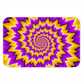 Spiral Expansion Moving Optical Illusion Indoor Door Mat