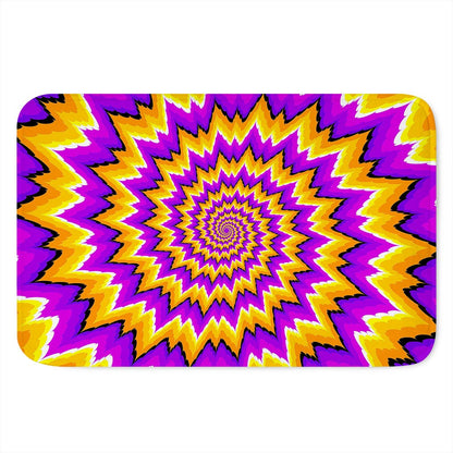 Spiral Expansion Moving Optical Illusion Indoor Door Mat