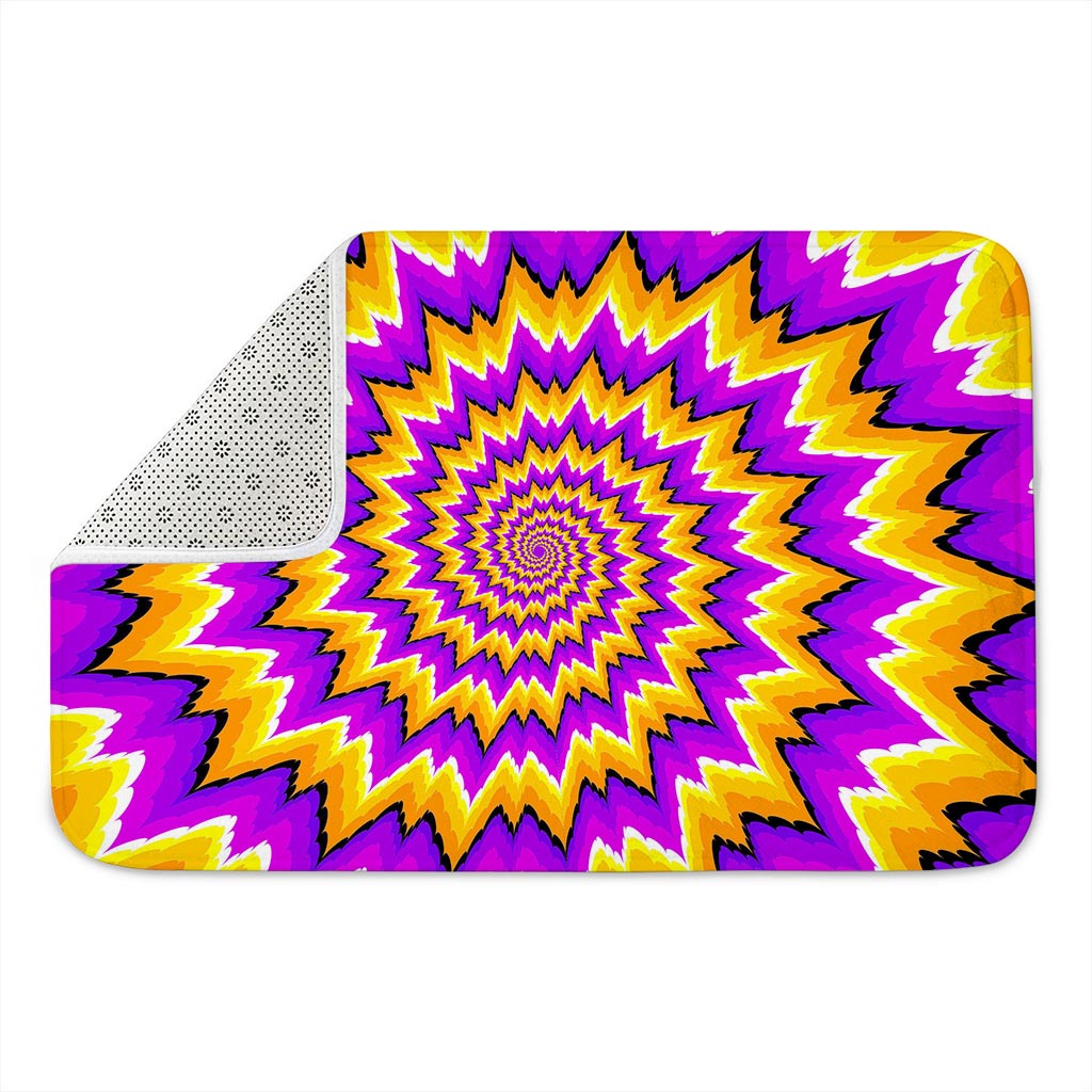 Spiral Expansion Moving Optical Illusion Indoor Door Mat