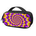 Spiral Expansion Moving Optical Illusion Portable Cooler Travel Case