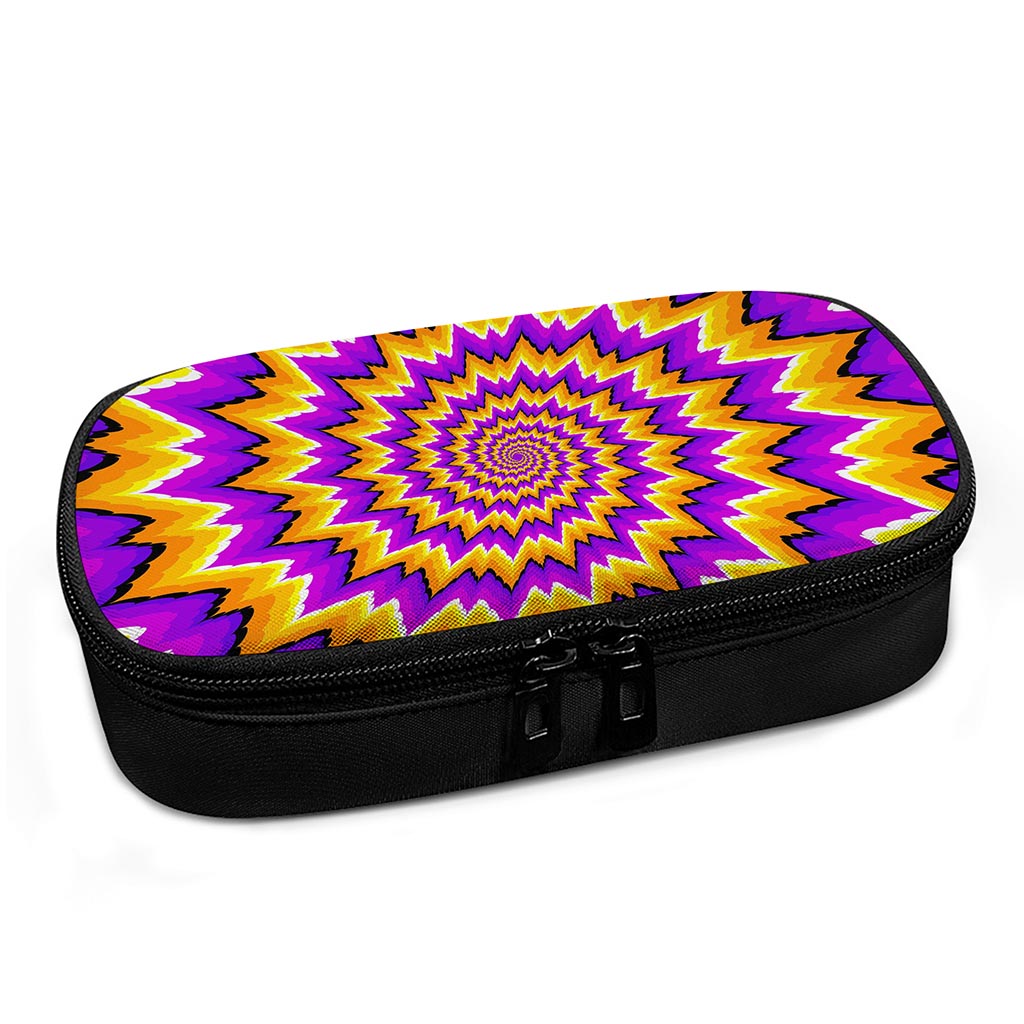 Spiral Expansion Moving Optical Illusion Insulin Cooler Travel Case