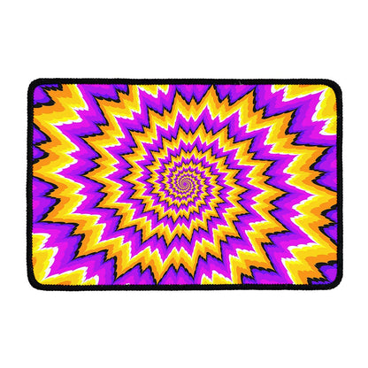 Spiral Expansion Moving Optical Illusion Kitchen Mat