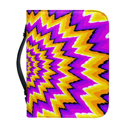 Spiral Expansion Moving Optical Illusion Leather Bible Cover