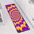 Spiral Expansion Moving Optical Illusion Long Kitchen Mat