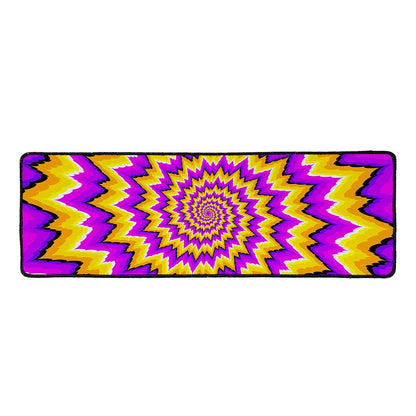 Spiral Expansion Moving Optical Illusion Long Kitchen Mat