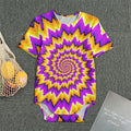 Spiral Expansion Moving Optical Illusion Men's Bodysuit