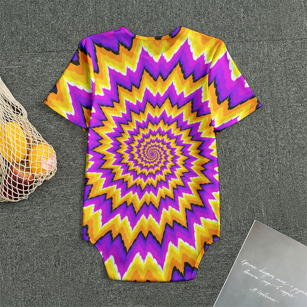Spiral Expansion Moving Optical Illusion Men's Bodysuit
