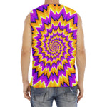 Spiral Expansion Moving Optical Illusion Men's Fitness Tank Top