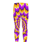 Spiral Expansion Moving Optical Illusion Men's leggings