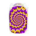 Spiral Expansion Moving Optical Illusion Mesh Laundry Hamper