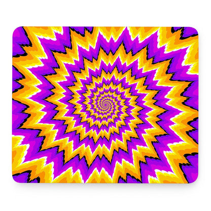 Spiral Expansion Moving Optical Illusion Mouse Pad