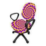 Spiral Expansion Moving Optical Illusion Office Chair Cover