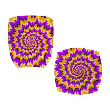 Spiral Expansion Moving Optical Illusion Office Chair Cover