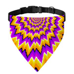 Spiral Expansion Moving Optical Illusion Over The Collar Dog Bandana