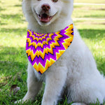 Spiral Expansion Moving Optical Illusion Over The Collar Dog Bandana