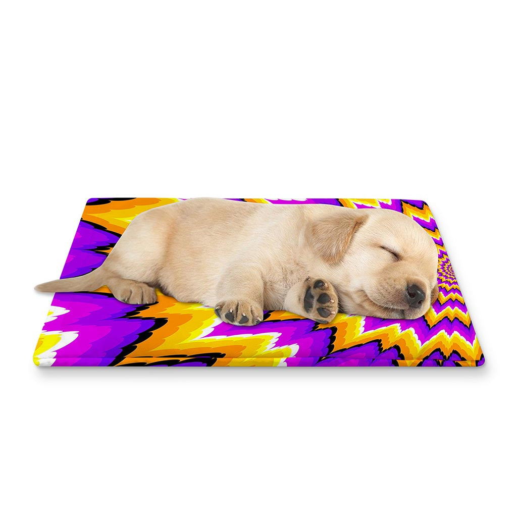 Spiral Expansion Moving Optical Illusion Pet Cooling Mat Cover