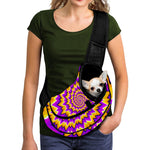 Spiral Expansion Moving Optical Illusion Pet Sling Carrier