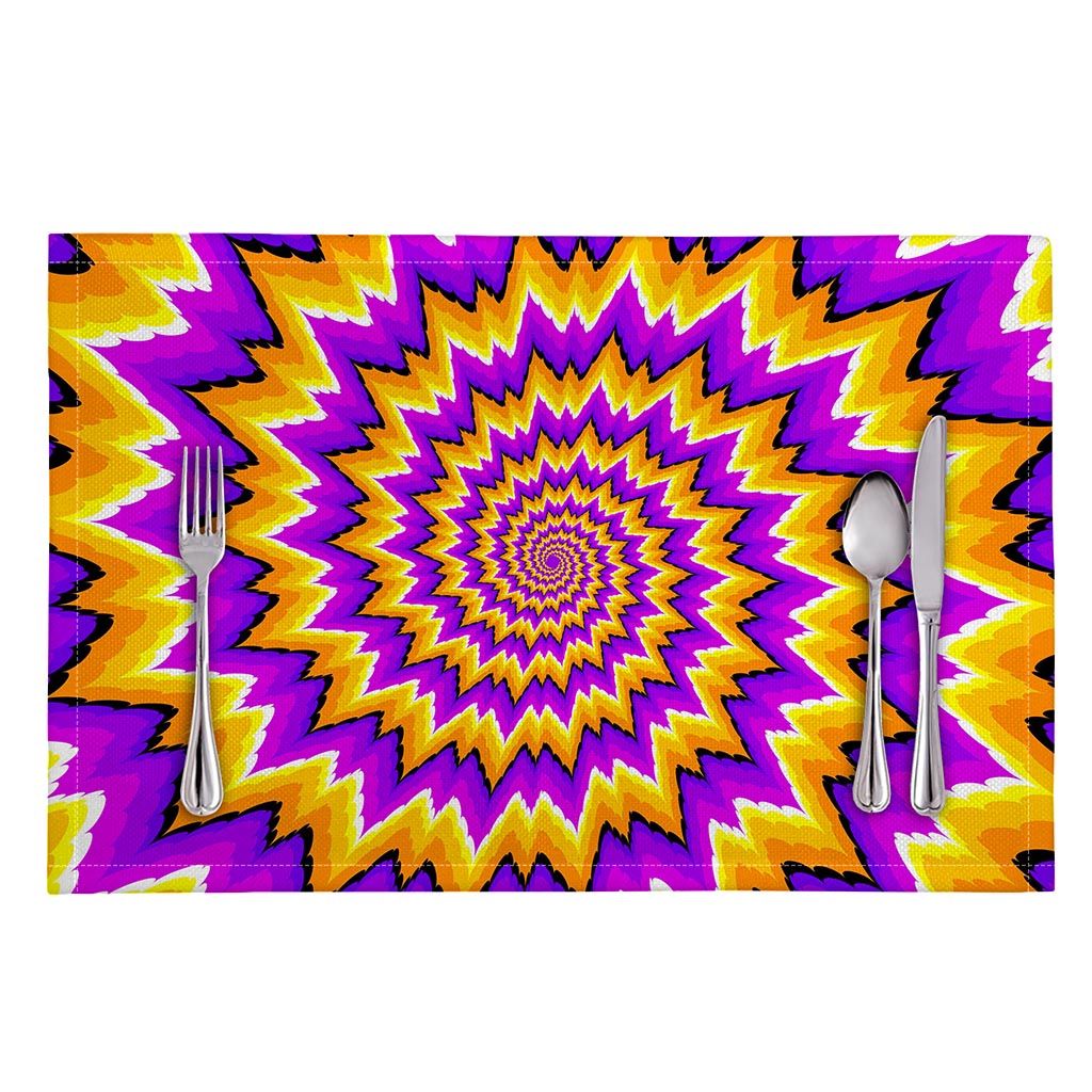 Spiral Expansion Moving Optical Illusion Placemat