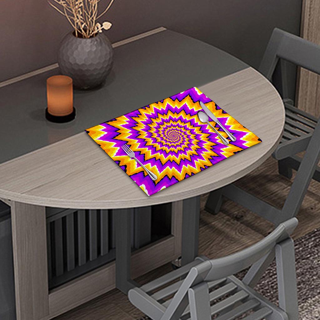 Spiral Expansion Moving Optical Illusion Placemat