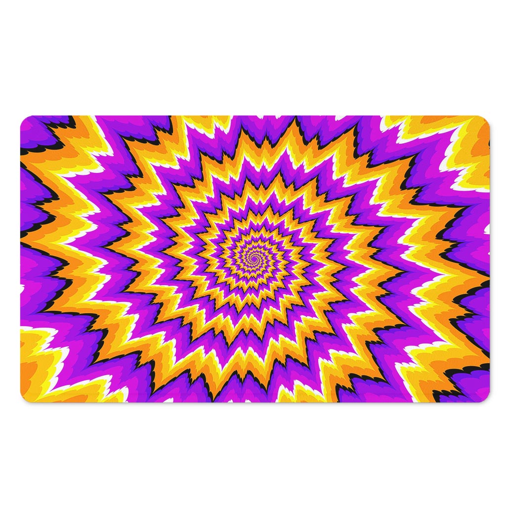Spiral Expansion Moving Optical Illusion Polyester Doormat