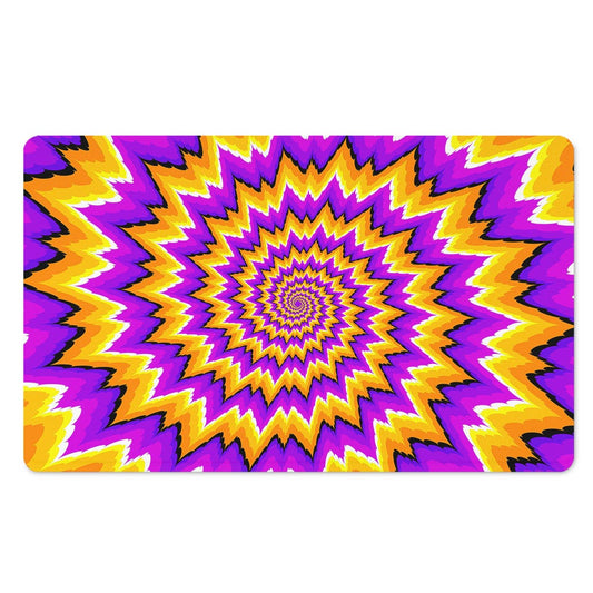 Spiral Expansion Moving Optical Illusion Polyester Doormat