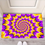 Spiral Expansion Moving Optical Illusion Rubber Doormat