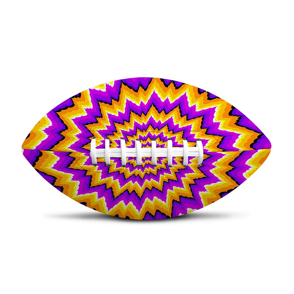 Spiral Expansion Moving Optical Illusion Rugby Ball