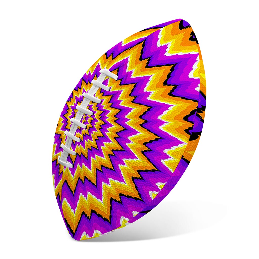 Spiral Expansion Moving Optical Illusion Rugby Ball