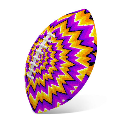 Spiral Expansion Moving Optical Illusion Rugby Ball
