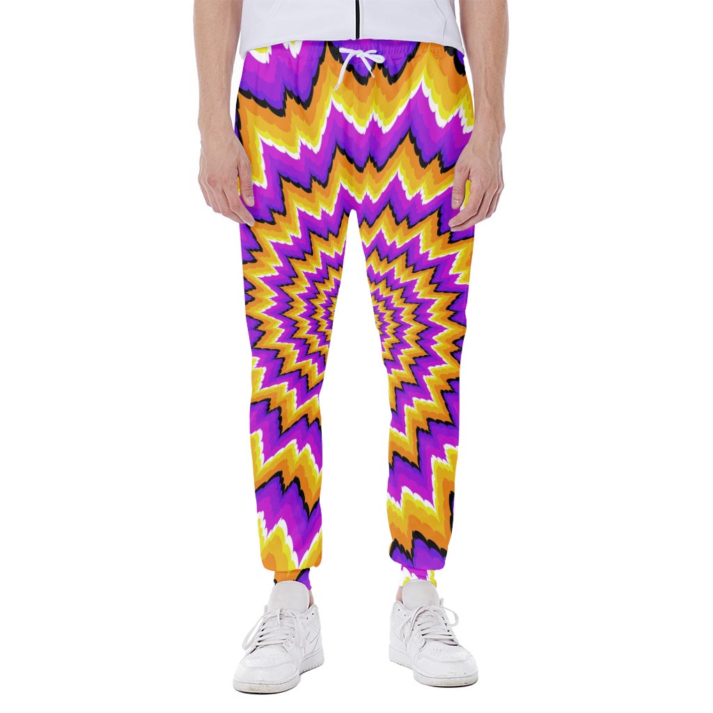 Spiral Expansion Moving Optical Illusion Scuba Joggers