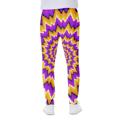 Spiral Expansion Moving Optical Illusion Scuba Joggers